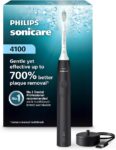 Philips Sonicare 4100 Series Electric Toothbrush - Sonic Toothbrush with Advanced Sonic Technology, Pressure Sensor, Two Intensity Settings, Smartimer & Quadpacer